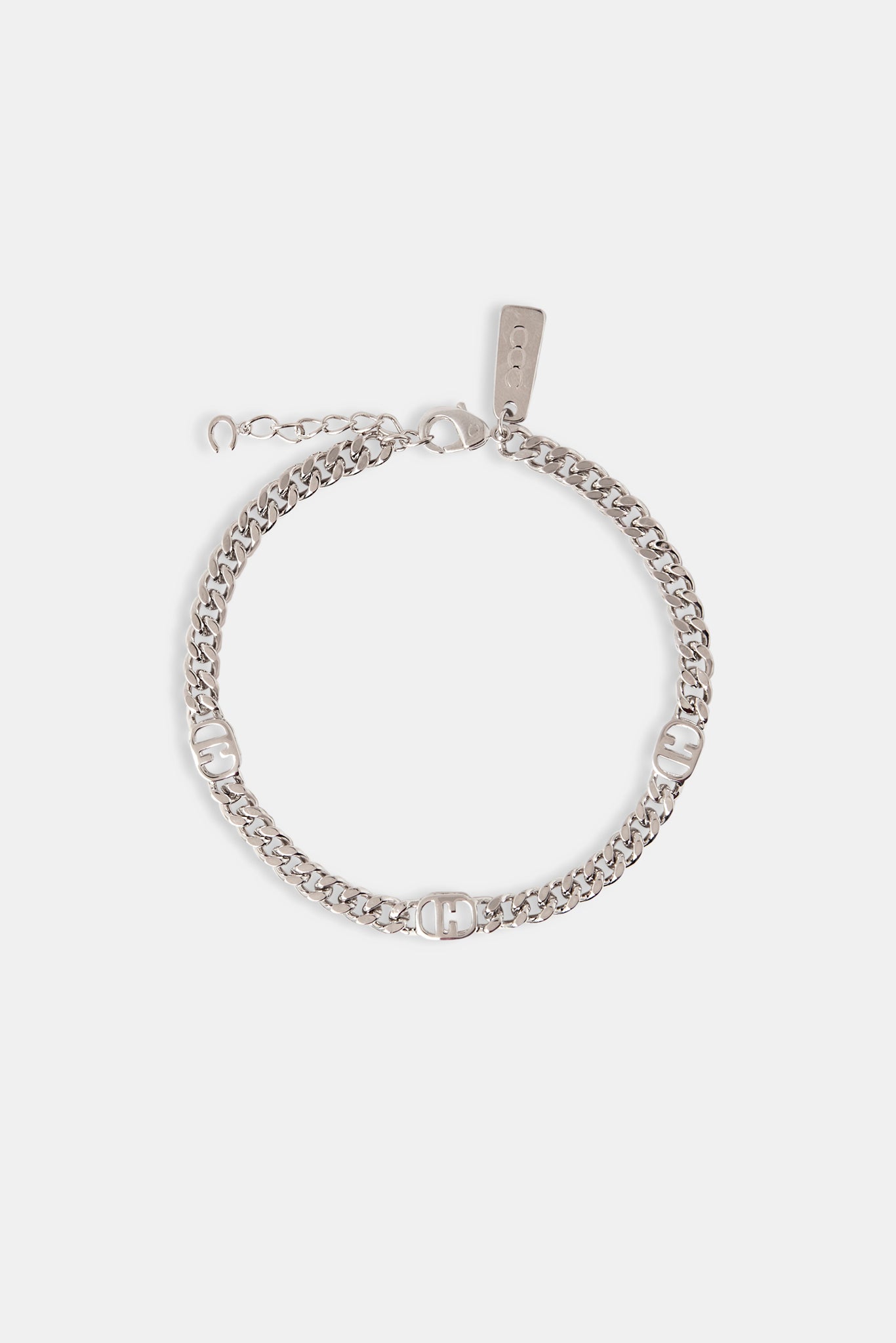 C Outline Logo Cuban Bracelet - 5mm